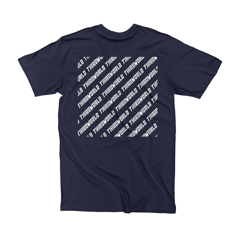 Box Navy Tee