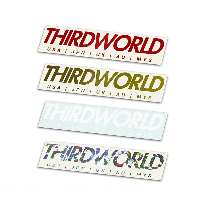 Thirdworld Countries Decal