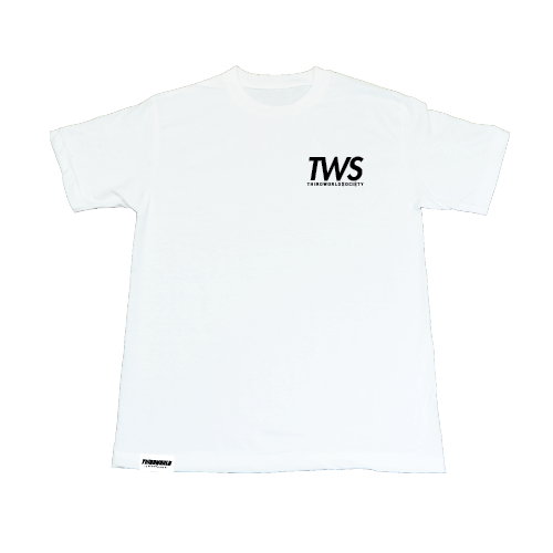 TWS Vertical White Tee