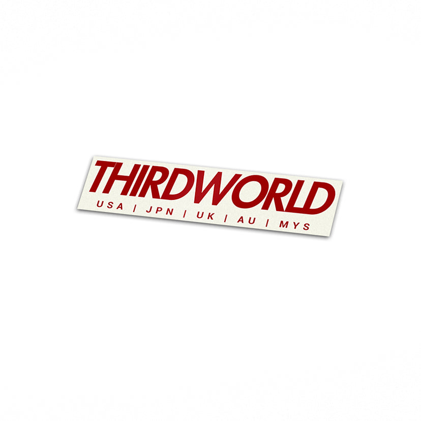 Thirdworld Countries Decal