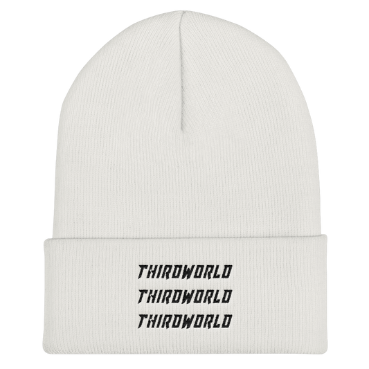 x3 Thirdworld Beanie - White