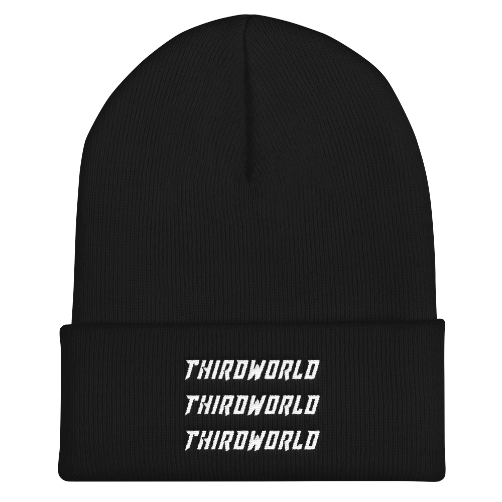 x3 Thirdworld Beanie - Black