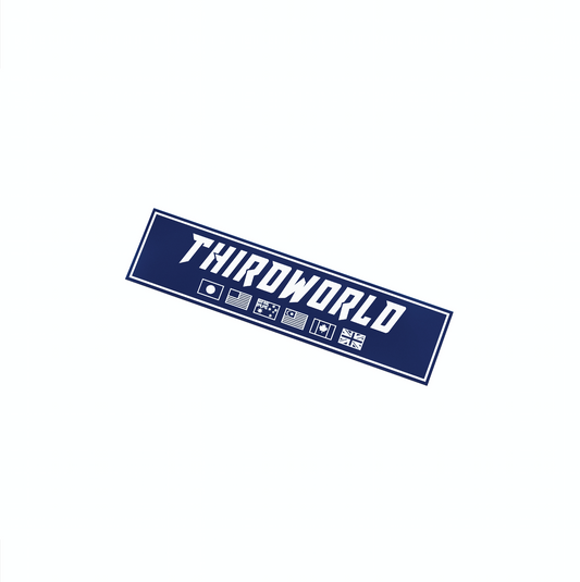 Flags Slap Sticker - Navy