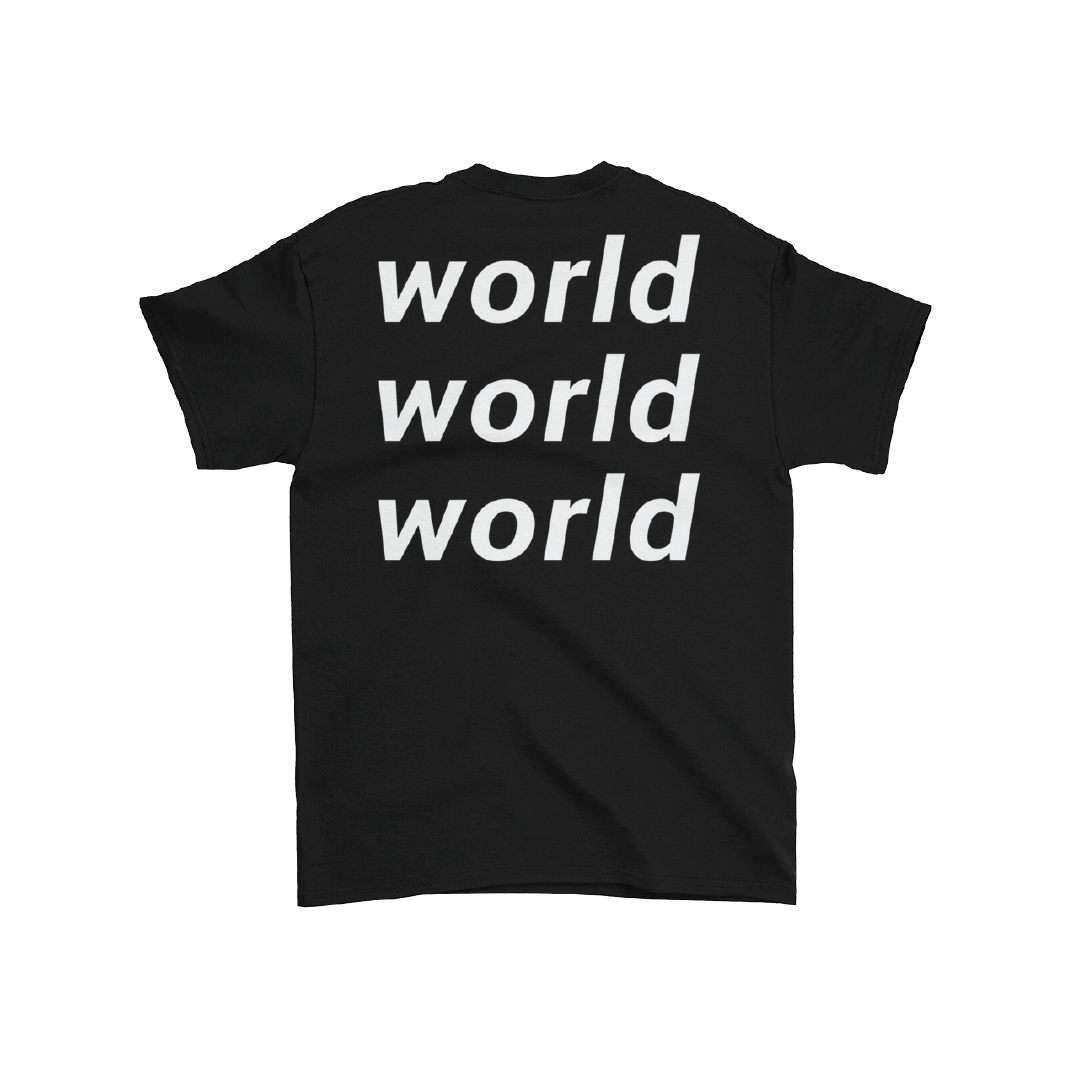 worldx3 Black Tee