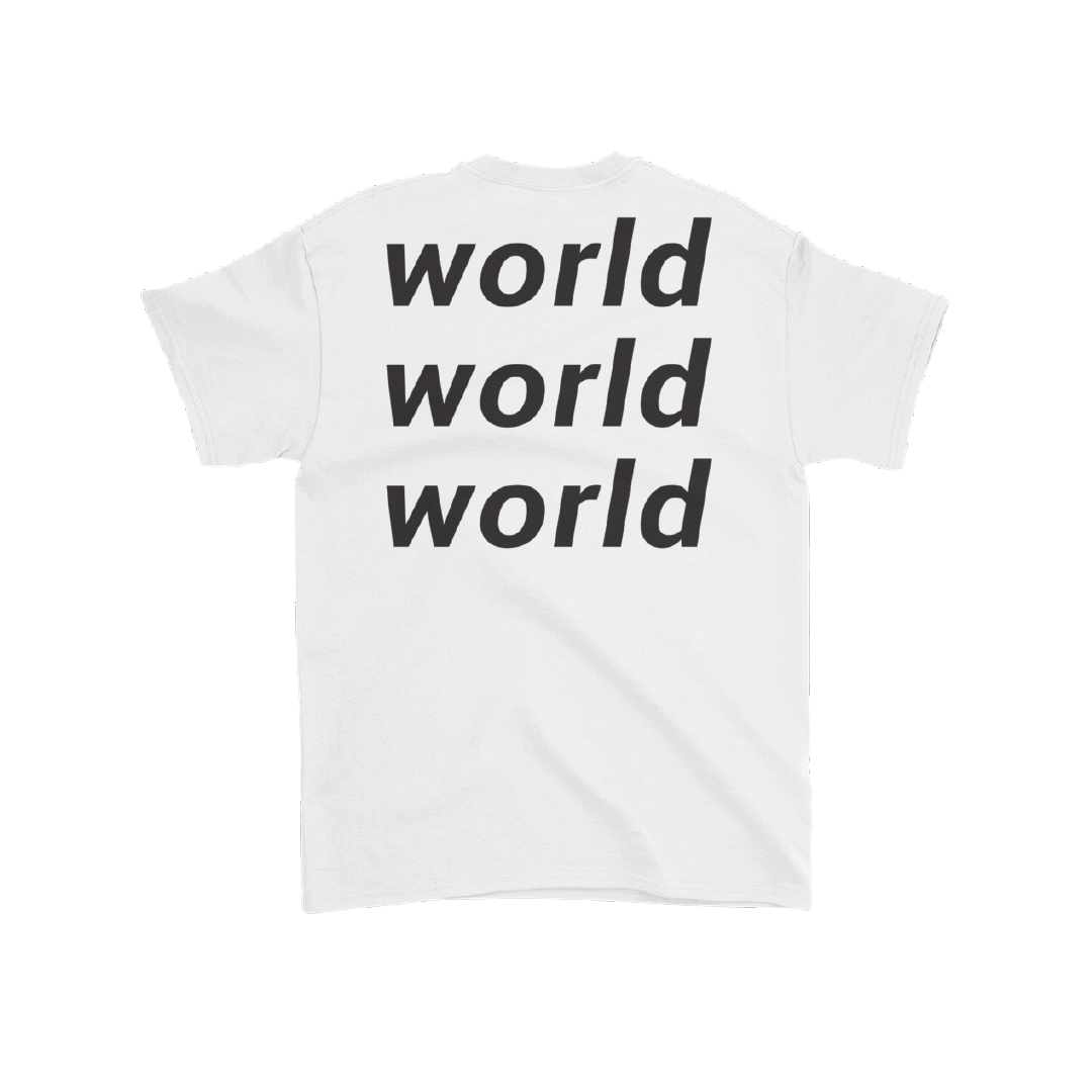 worldx3 White Tee